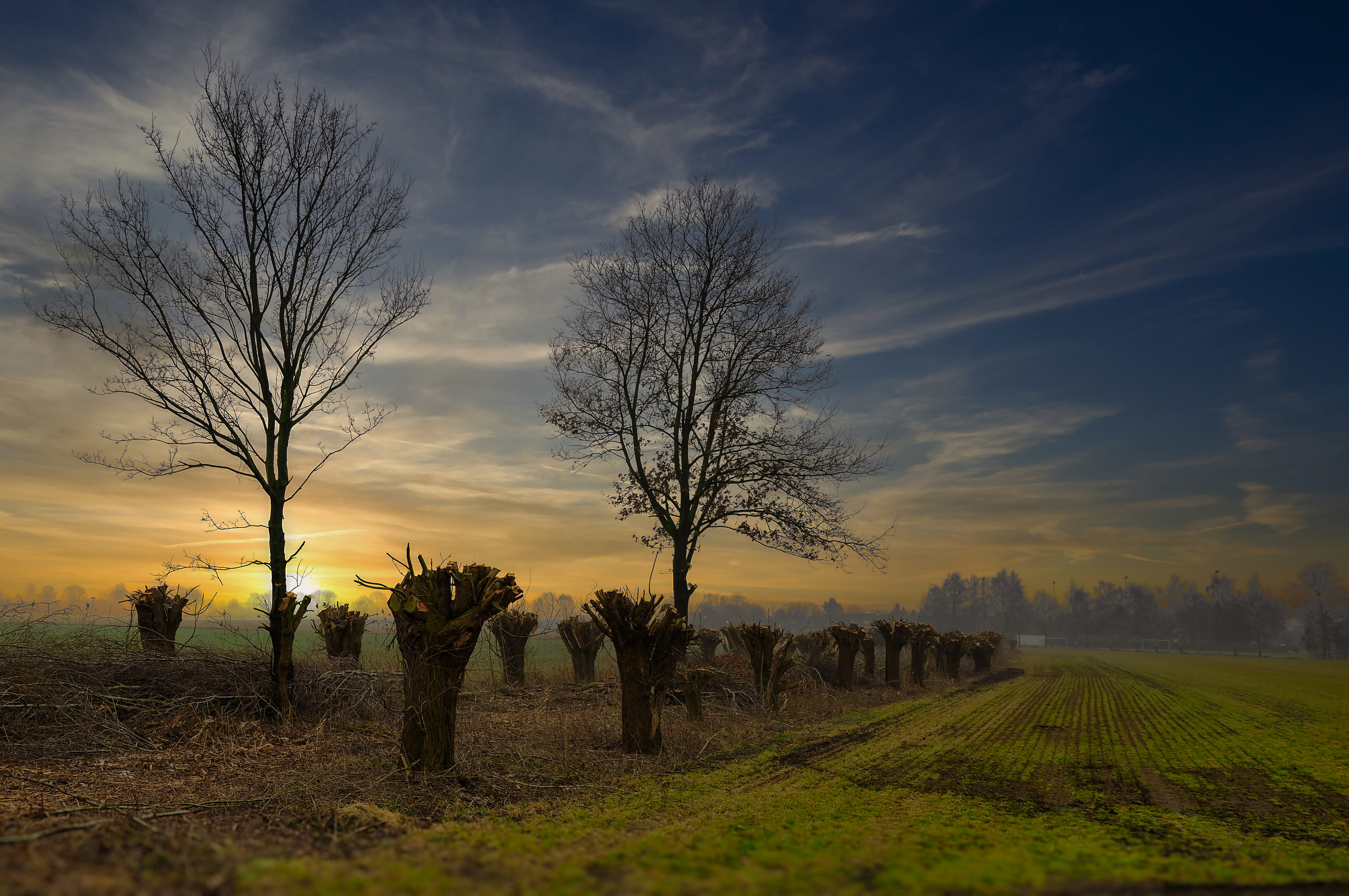Zonsondergang in de Aa Broeken